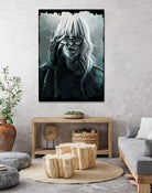 Atomic Blonde by Claudio Tosi on GIANT ART - blue digital painting