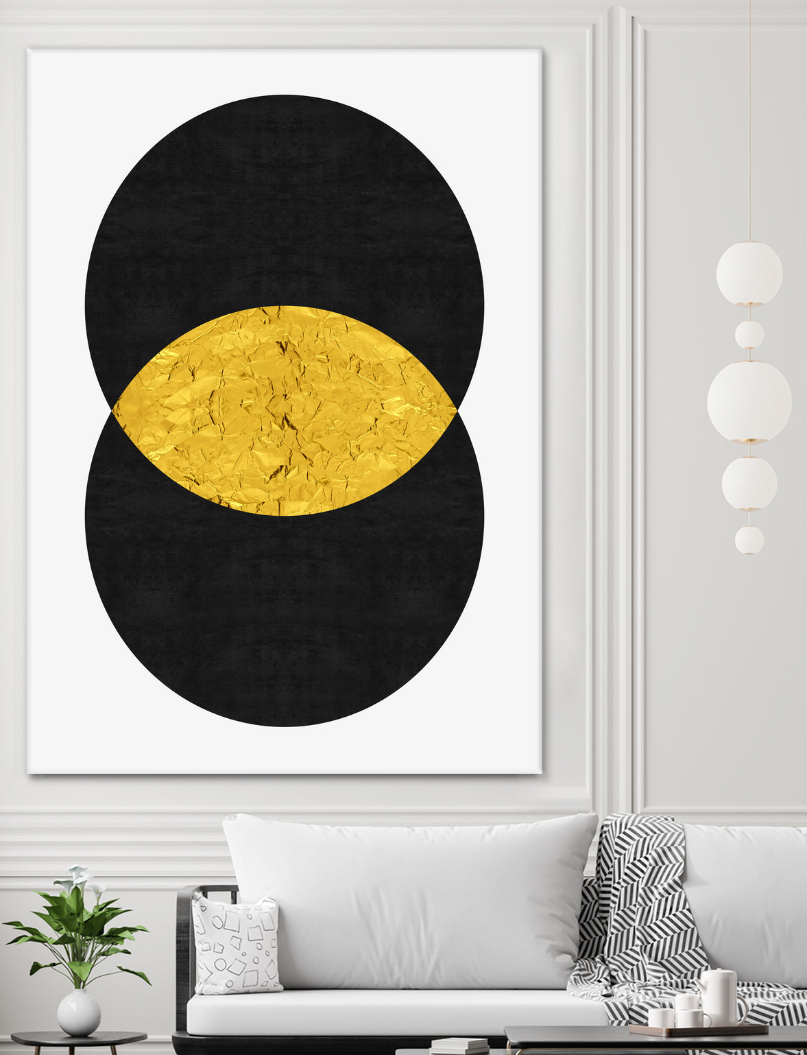 Golden fusion by Vitor Costa on GIANT ART - black digital painting