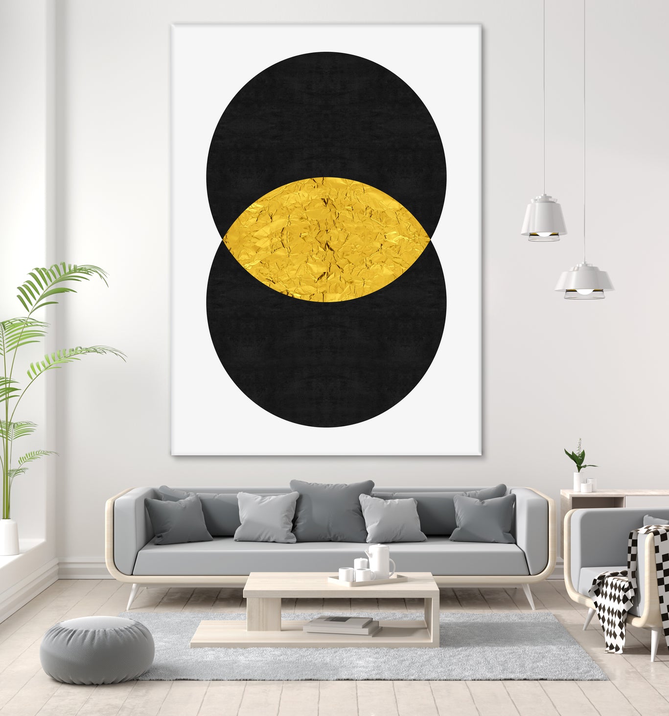 Golden fusion by Vitor Costa on GIANT ART - black digital painting