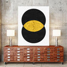 Golden fusion by Vitor Costa on GIANT ART - black digital painting