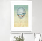 balloon fish by Vin Zzep on GIANT ART - white digital painting