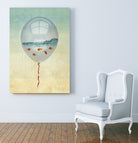 balloon fish by Vin Zzep on GIANT ART - white digital painting