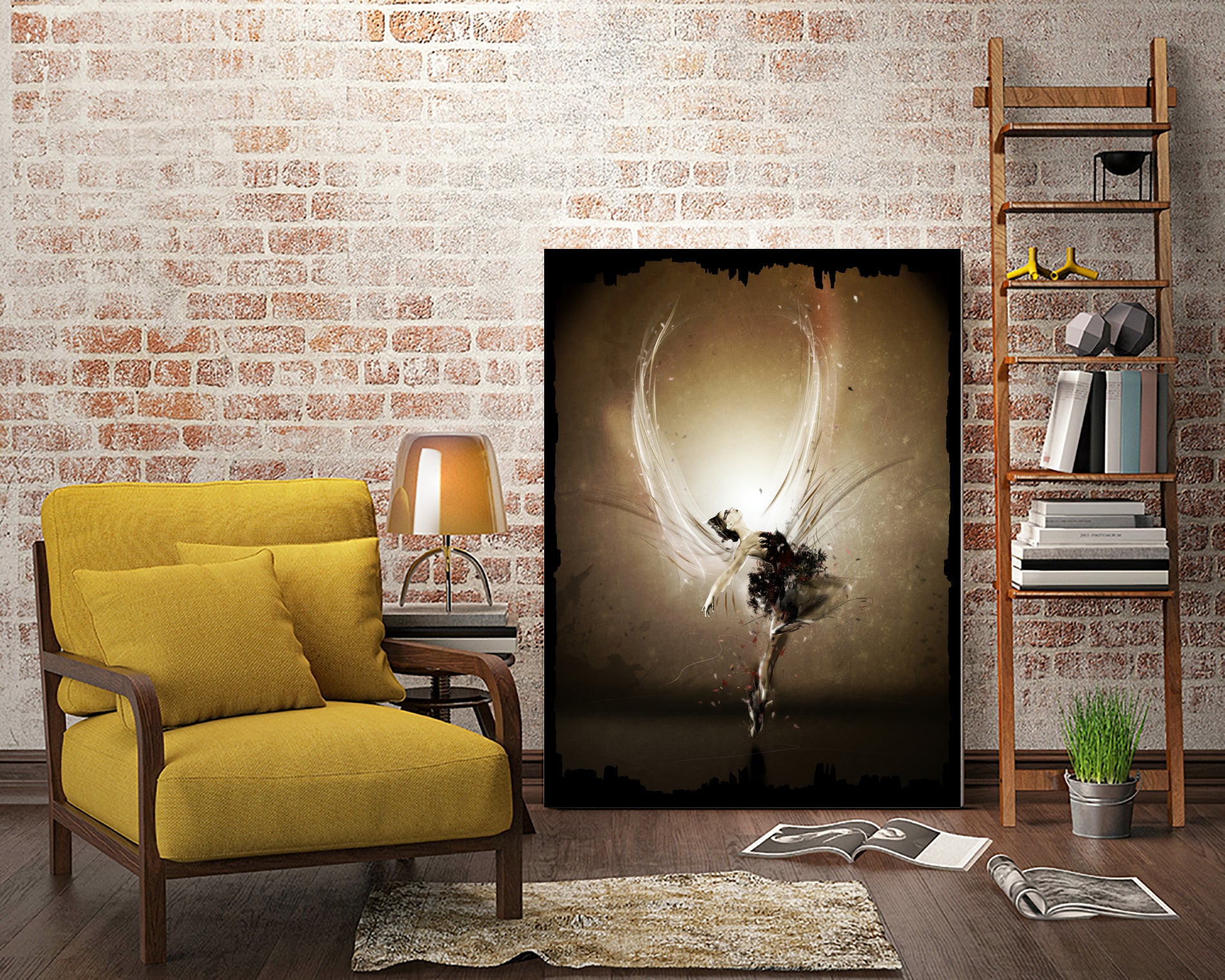 The Black Swan by Claudio Tosi on GIANT ART - black digital painting