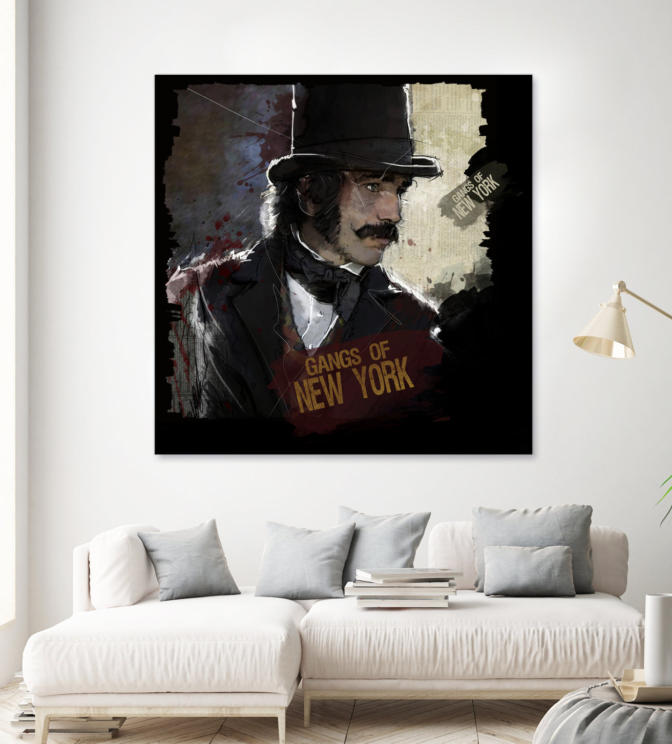 Gangs of New York by Claudio Tosi on GIANT ART - yellow digital painting