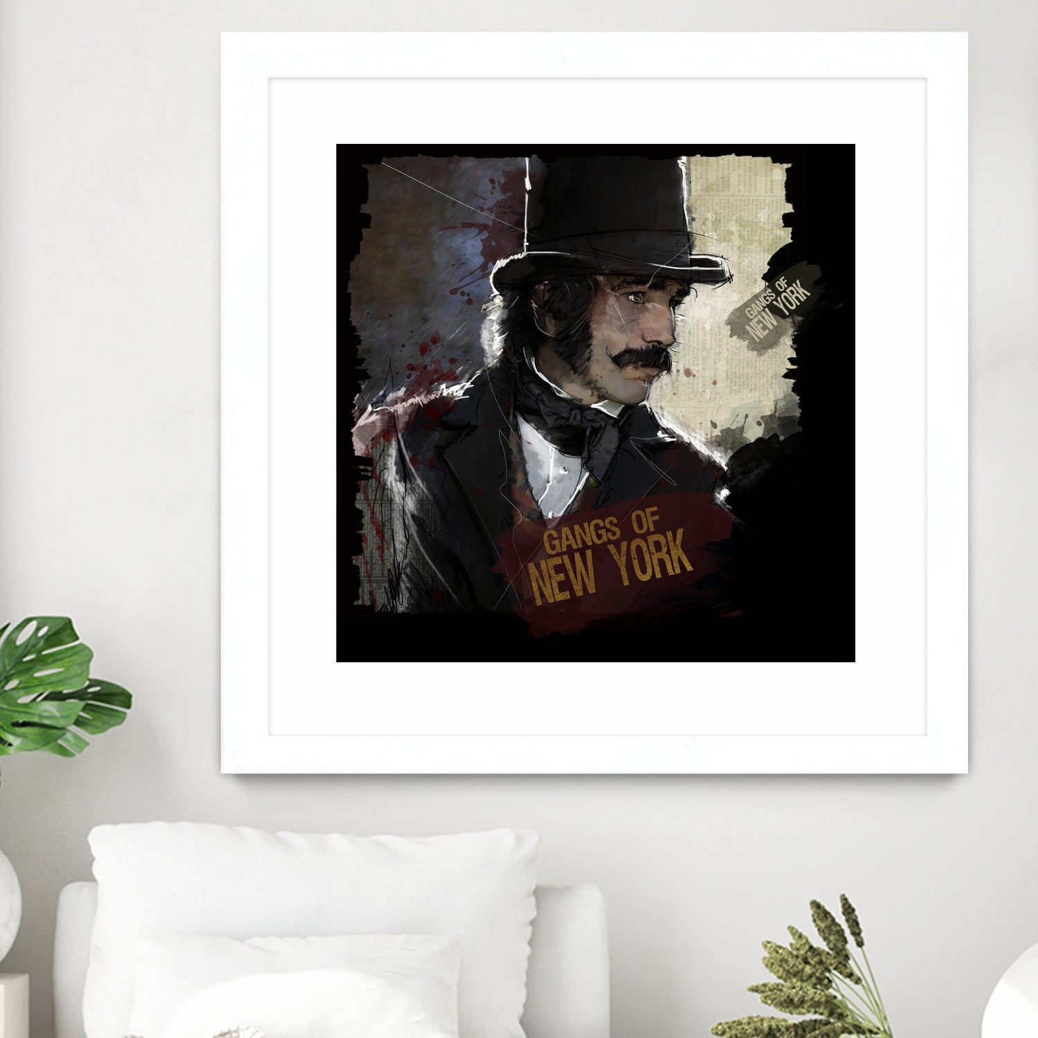 Gangs of New York by Claudio Tosi on GIANT ART - yellow digital painting