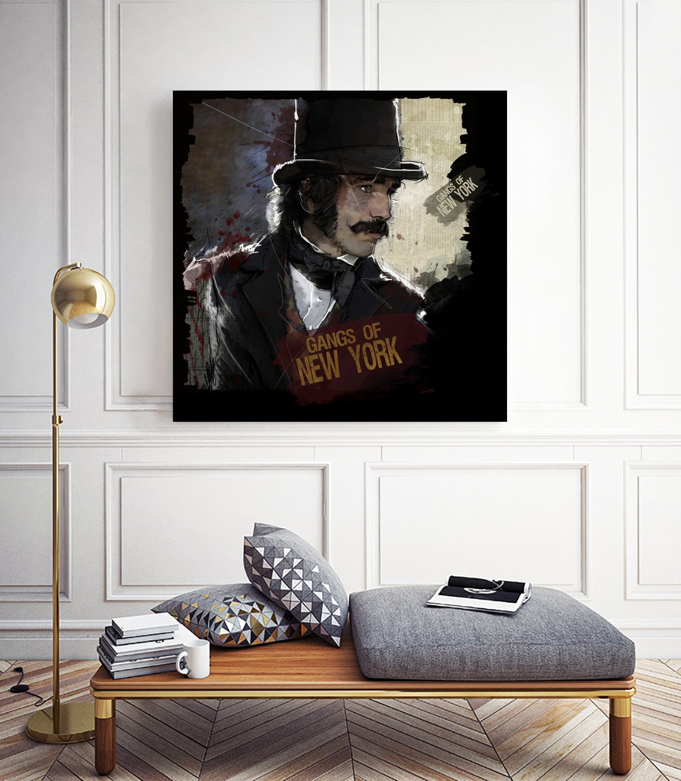 Gangs of New York by Claudio Tosi on GIANT ART - yellow digital painting