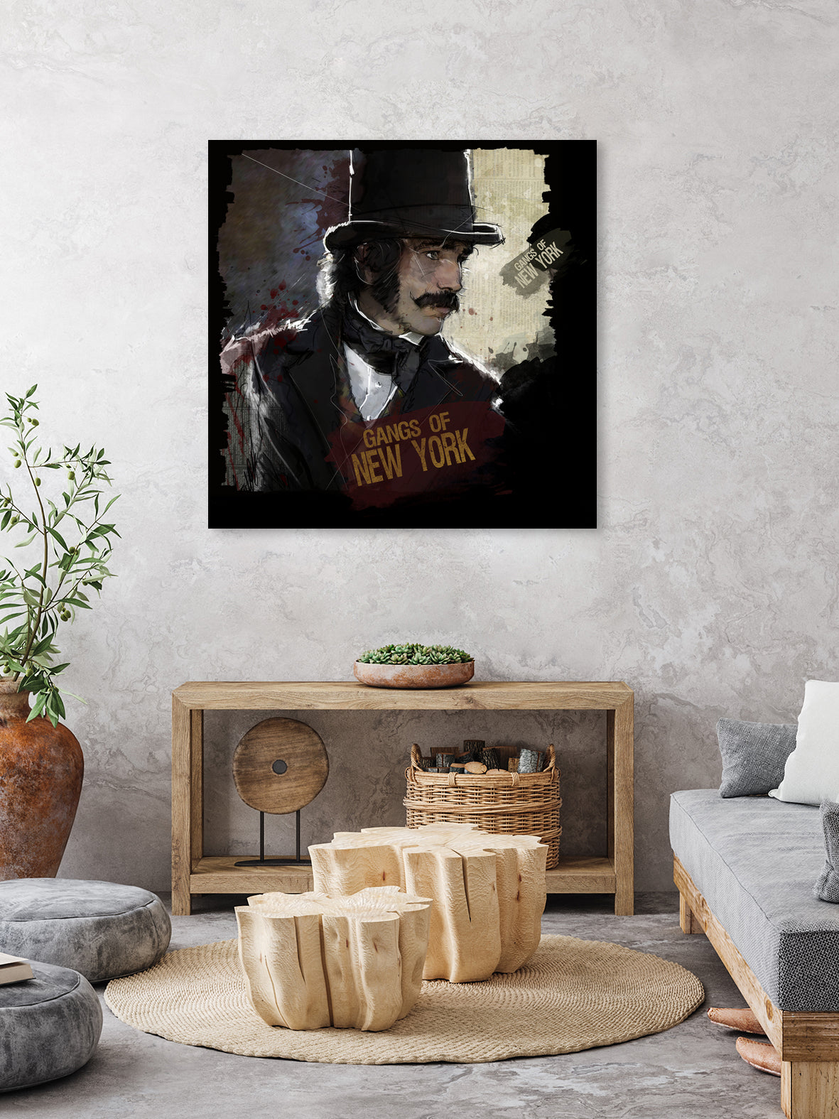 Gangs of New York by Claudio Tosi on GIANT ART - yellow digital painting