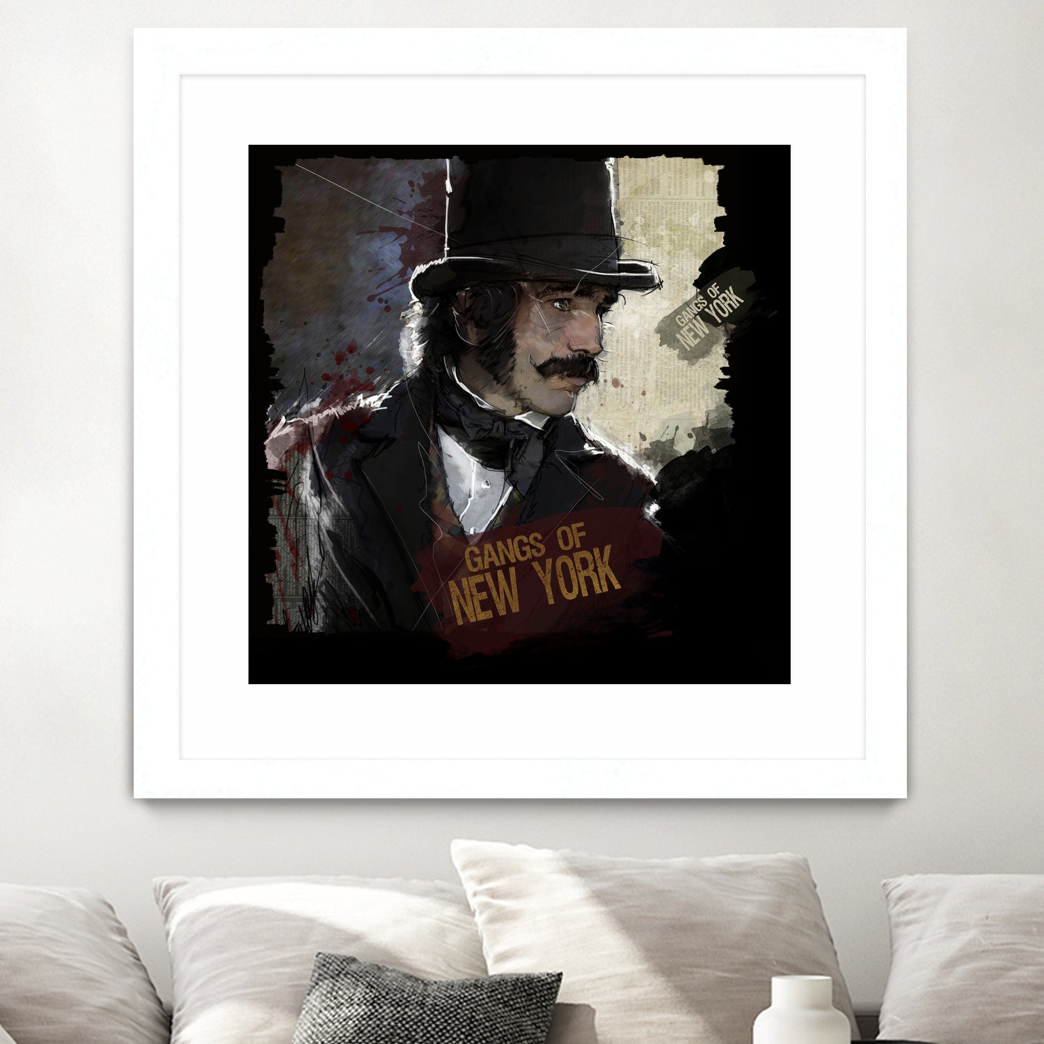 Gangs of New York by Claudio Tosi on GIANT ART - yellow digital painting