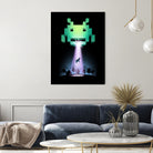 Space Invaders by Vincent Trinidad on GIANT ART - black digital painting