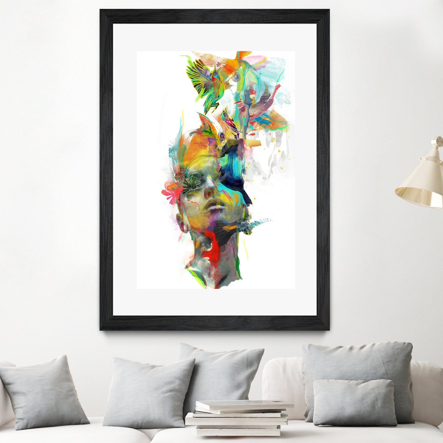 Dream Theory by Archan Nair on GIANT ART - white digital painting