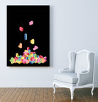 Tetrisometric by Julien Missaire on GIANT ART - black vector illustration