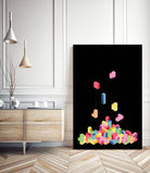 Tetrisometric by Julien Missaire on GIANT ART - black vector illustration