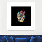 Heart by Jamerson Lima on GIANT ART - black vector illustration