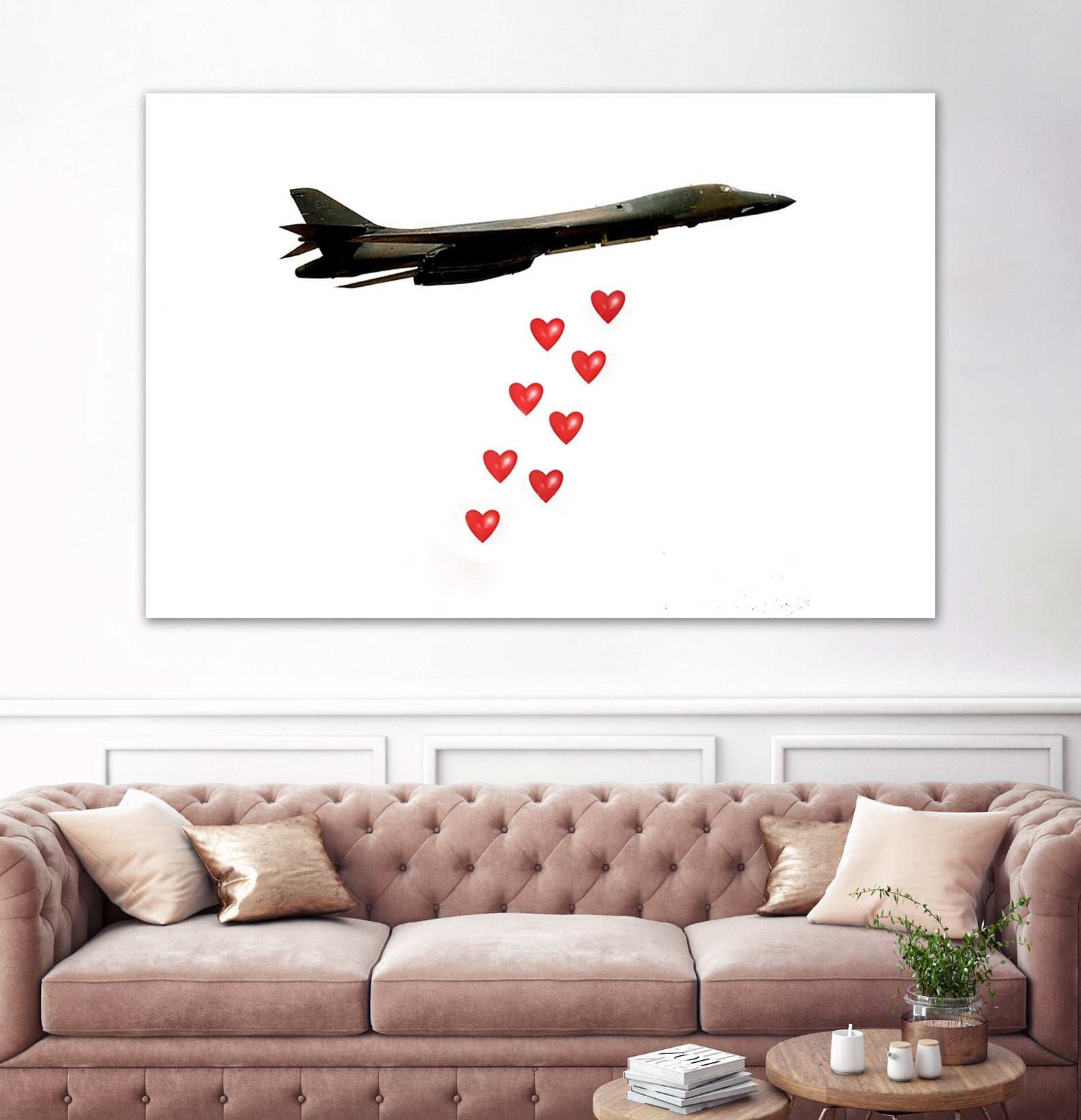 LOVE BOMBER by Michael Benisty on GIANT ART - white photo illustration