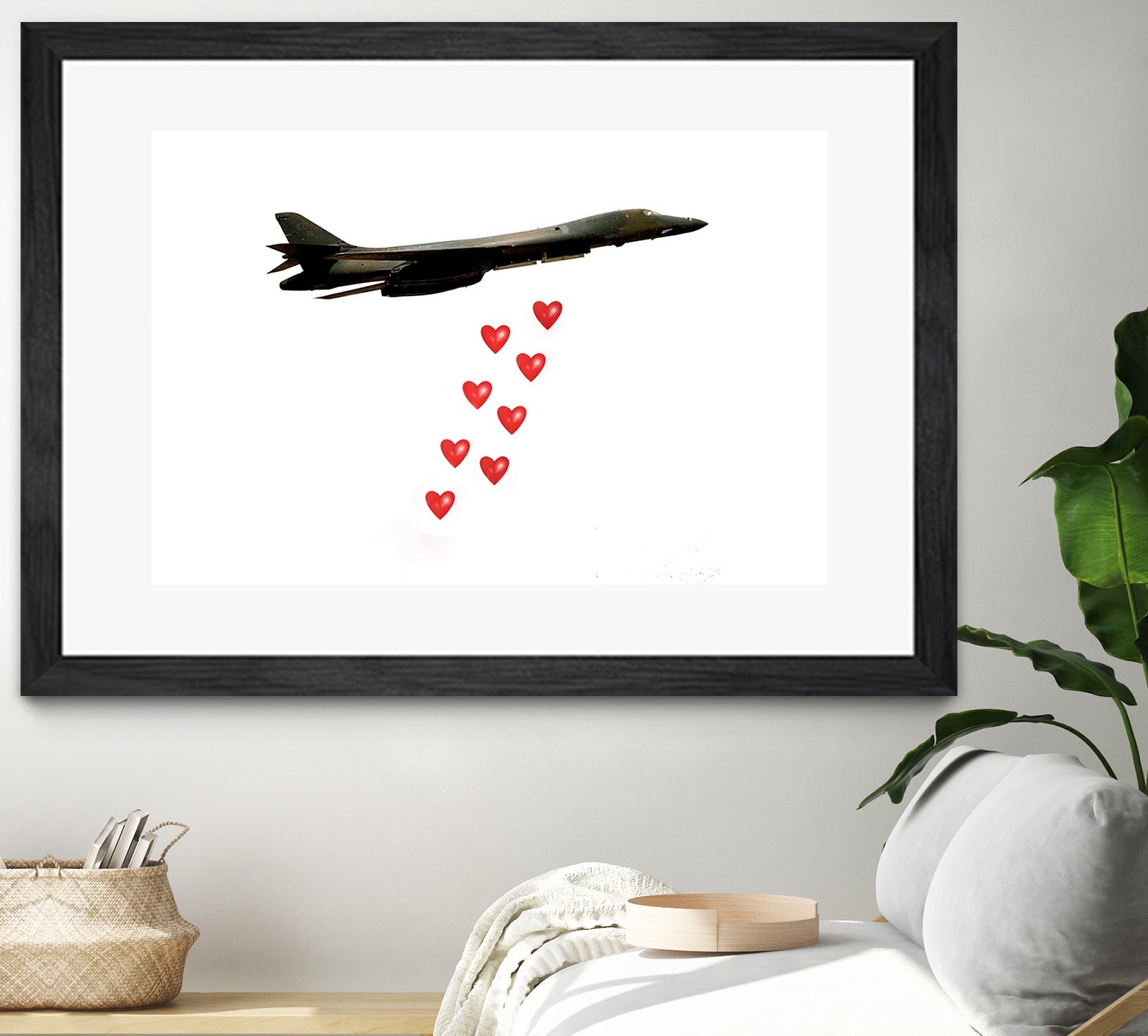 LOVE BOMBER by Michael Benisty on GIANT ART - white photo illustration