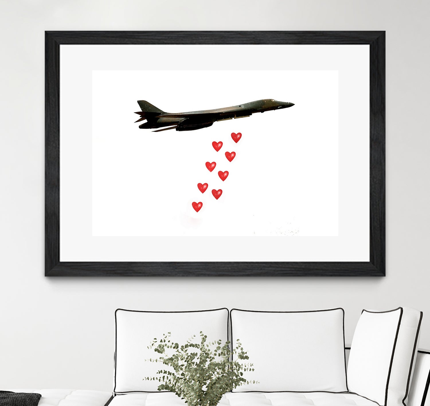 LOVE BOMBER by Michael Benisty on GIANT ART - white photo illustration