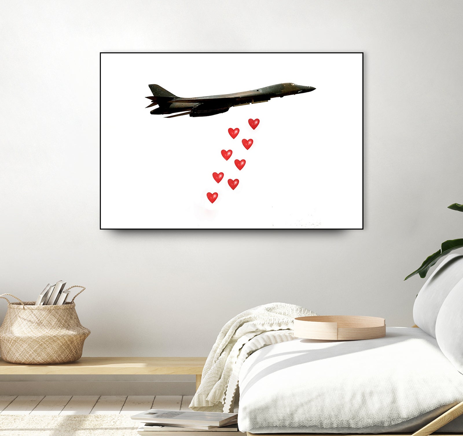 LOVE BOMBER by Michael Benisty on GIANT ART - white photo illustration