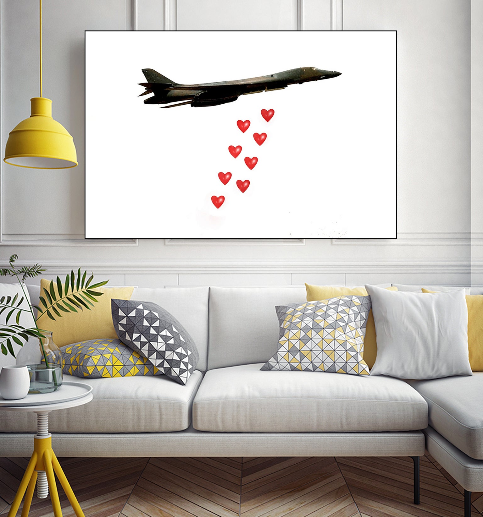 LOVE BOMBER by Michael Benisty on GIANT ART - white photo illustration