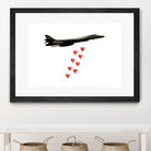 LOVE BOMBER by Michael Benisty on GIANT ART - white photo illustration