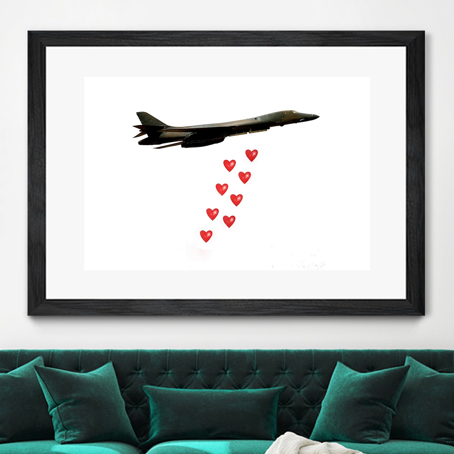 LOVE BOMBER by Michael Benisty on GIANT ART - white photo illustration