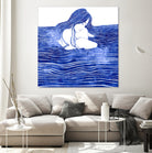 Nereid XXI by Stevyn Llewellyn on GIANT ART - blue digital painting