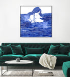 Nereid XXI by Stevyn Llewellyn on GIANT ART - blue digital painting