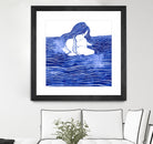 Nereid XXI by Stevyn Llewellyn on GIANT ART - blue digital painting