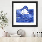 Nereid XXI by Stevyn Llewellyn on GIANT ART - blue digital painting