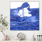 Nereid XXI by Stevyn Llewellyn on GIANT ART - blue digital painting