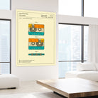 Cassette Patent - 1991 by Jazzberry Blue on GIANT ART - orange digital drawing