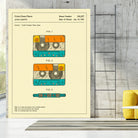 Cassette Patent - 1991 by Jazzberry Blue on GIANT ART - orange digital drawing