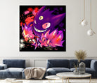 Mega Gengar by Victoria Fernández Bravo on GIANT ART - fuchsia digital drawing