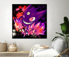 Mega Gengar by Victoria Fernández Bravo on GIANT ART - fuchsia digital drawing