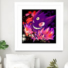 Mega Gengar by Victoria Fernández Bravo on GIANT ART - fuchsia digital drawing