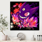 Mega Gengar by Victoria Fernández Bravo on GIANT ART - fuchsia digital drawing