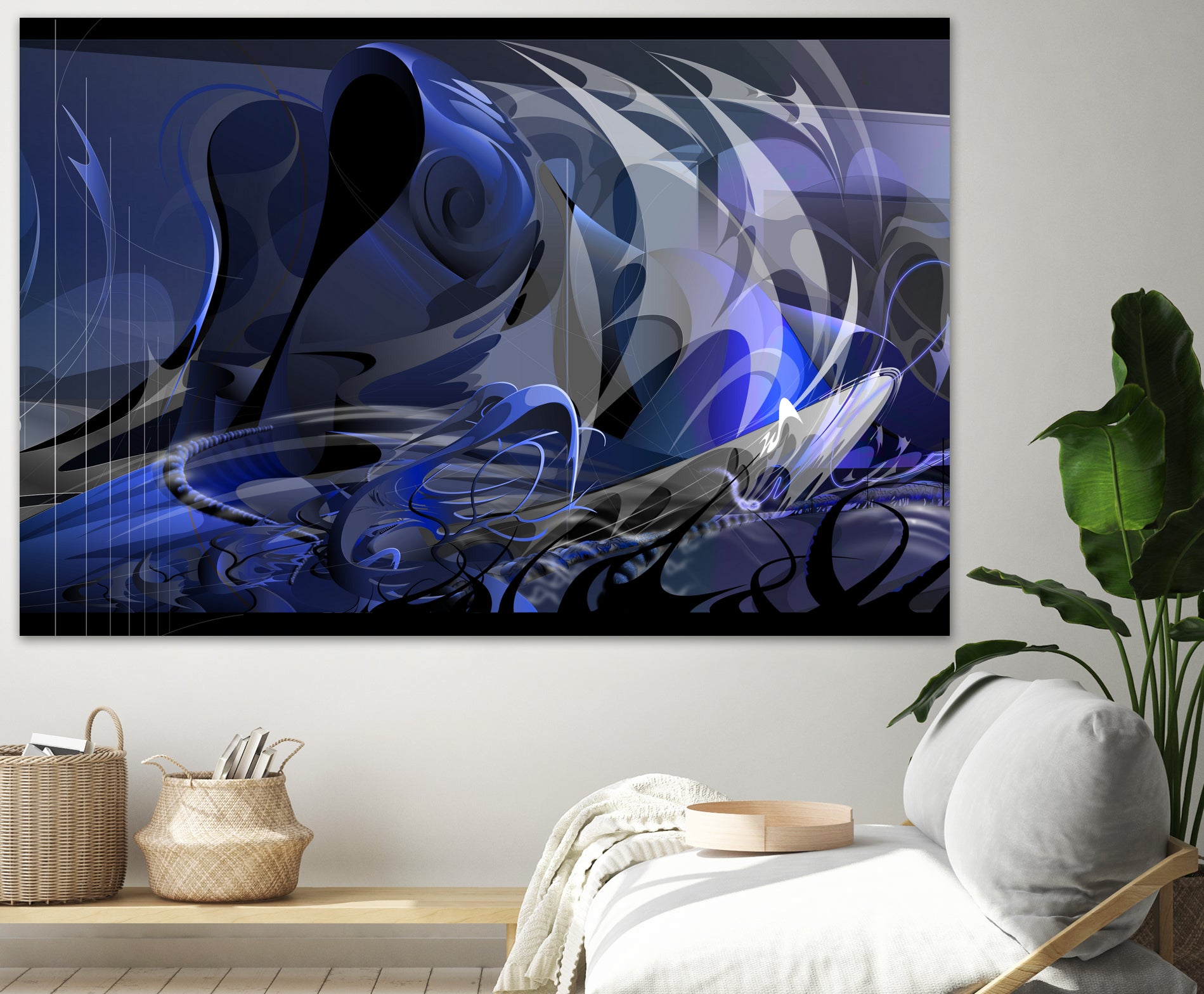 CURRENTS - Special Request Edition by James Mulvania on GIANT ART - white digital drawing