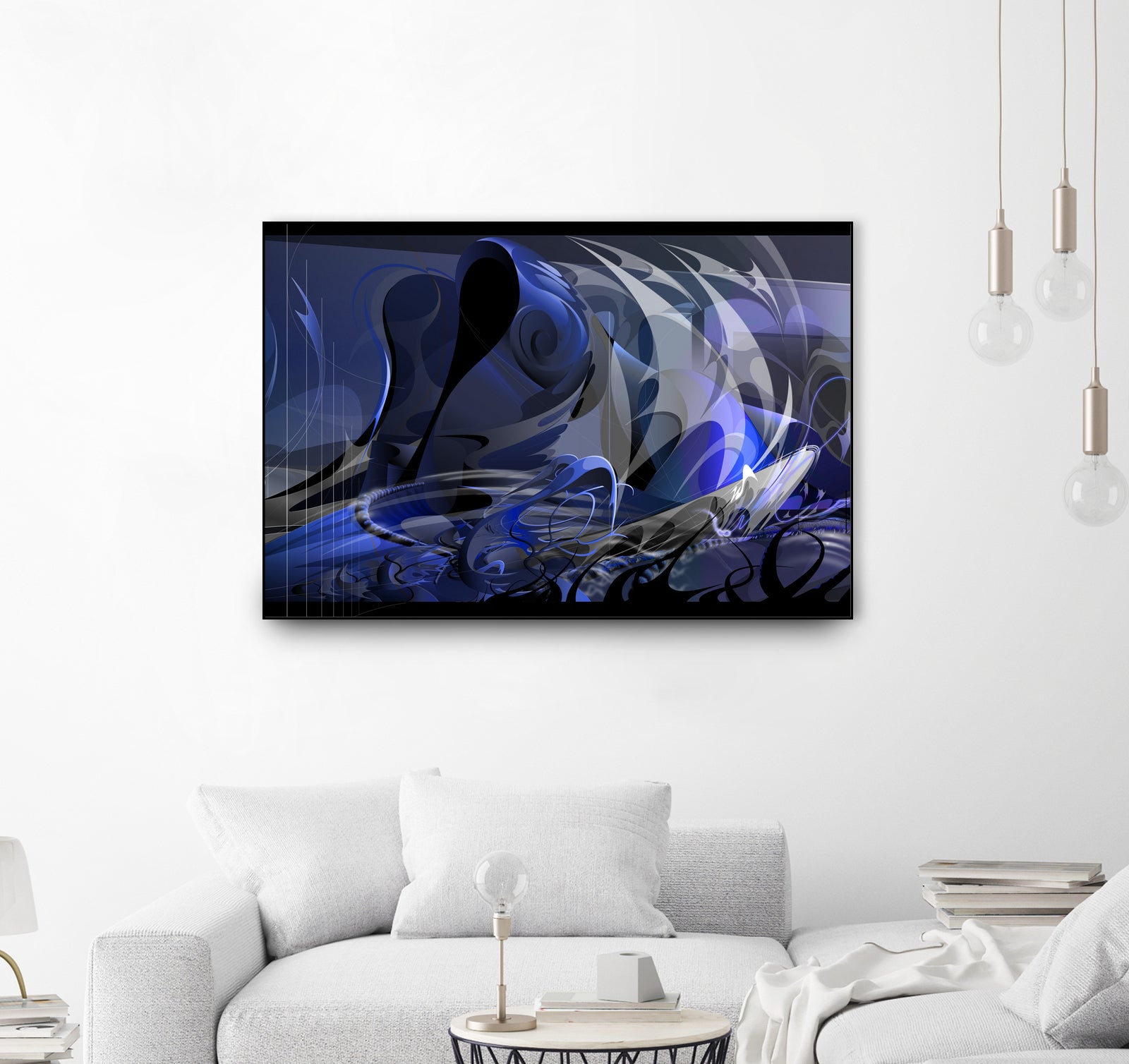 CURRENTS - Special Request Edition by James Mulvania on GIANT ART - white digital drawing