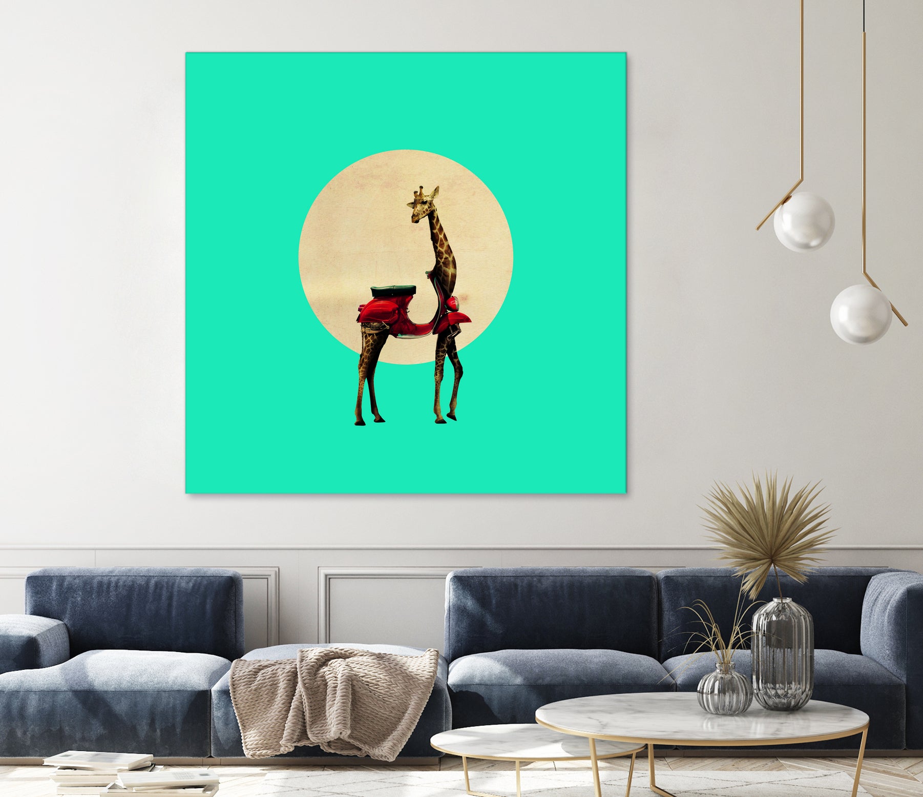 Giraffe by Ali Gulec on GIANT ART - white photo manipulation