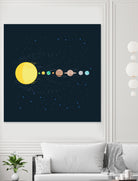 Solar System by Alessandra Gagliano on GIANT ART - blue photo illustration