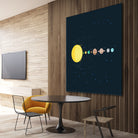 Solar System by Alessandra Gagliano on GIANT ART - blue photo illustration