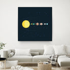 Solar System by Alessandra Gagliano on GIANT ART - blue photo illustration