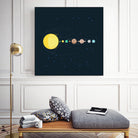 Solar System by Alessandra Gagliano on GIANT ART - blue photo illustration