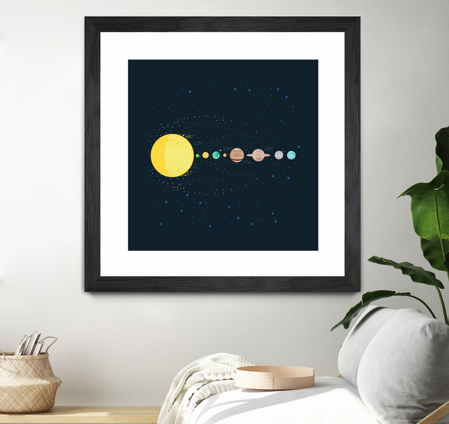 Solar System by Alessandra Gagliano on GIANT ART - blue photo illustration