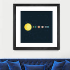 Solar System by Alessandra Gagliano on GIANT ART - blue photo illustration