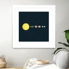 Solar System by Alessandra Gagliano on GIANT ART - blue photo illustration