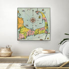 Vintage Map of Cape Cod by Adam Shaw on GIANT ART - white photo illustration