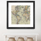 Vintage Map of The World (1766) by Adam Shaw on GIANT ART - white photo illustration