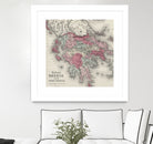 Vintage Map of Greece (1865) by Adam Shaw on GIANT ART - white photo illustration