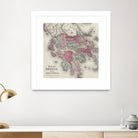 Vintage Map of Greece (1865) by Adam Shaw on GIANT ART - white photo illustration