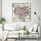 Vintage Map of Greece (1865) by Adam Shaw on GIANT ART - white photo illustration